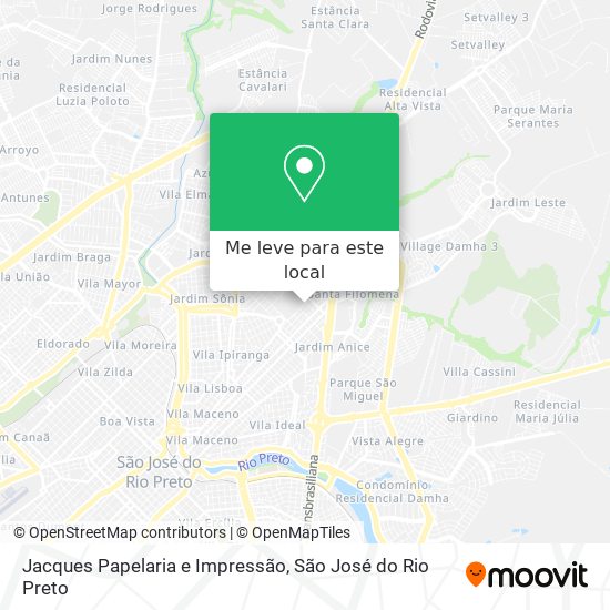 Jacques Papelaria e Impressão mapa