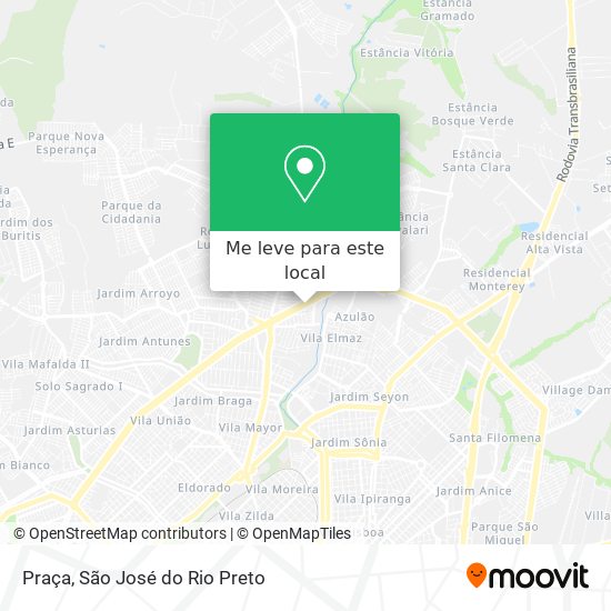 Praça mapa
