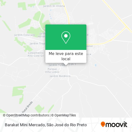 Barakat Mini Mercado mapa