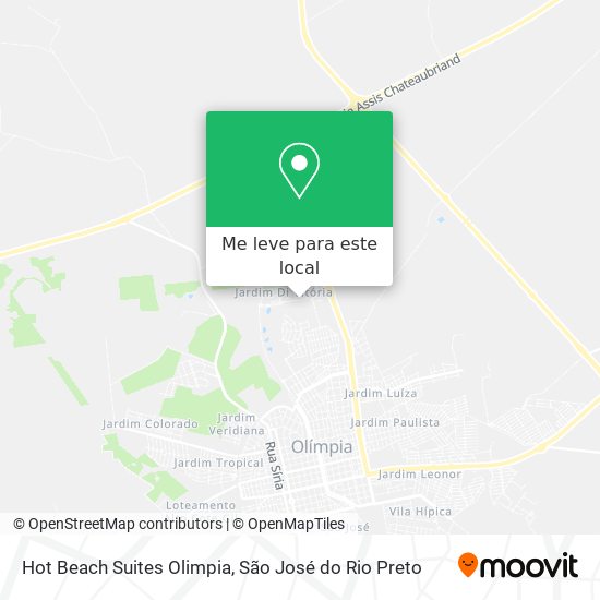 Hot Beach Suites Olimpia mapa