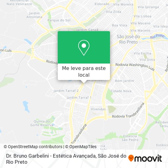 Dr. Bruno Garbelini - Estética Avançada mapa