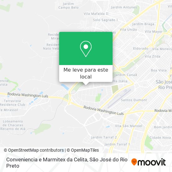Conveniencia e Marmitex da Celita mapa