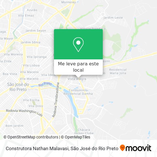 Construtora Nathan Malavasi mapa
