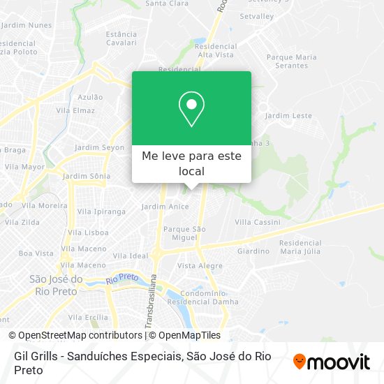 Gil Grills - Sanduíches Especiais mapa