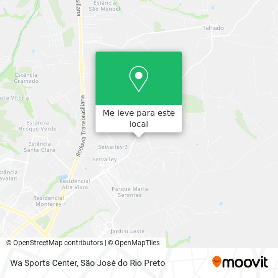Wa Sports Center mapa