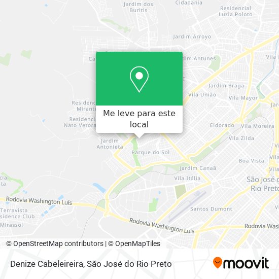 Denize Cabeleireira mapa