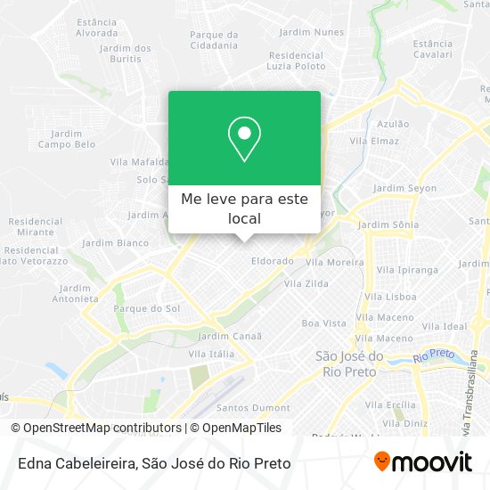 Edna Cabeleireira mapa