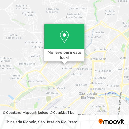 Chinelaria Riobelo mapa