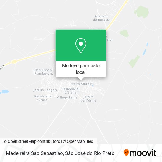 Madeireira Sao Sebastiao mapa