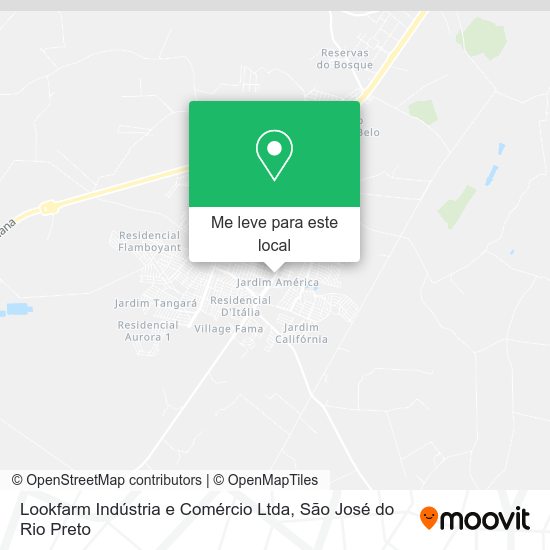Lookfarm Indústria e Comércio Ltda mapa