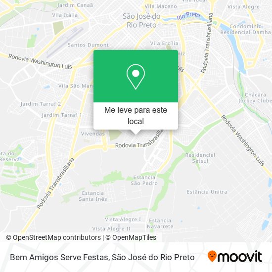 Bem Amigos Serve Festas mapa