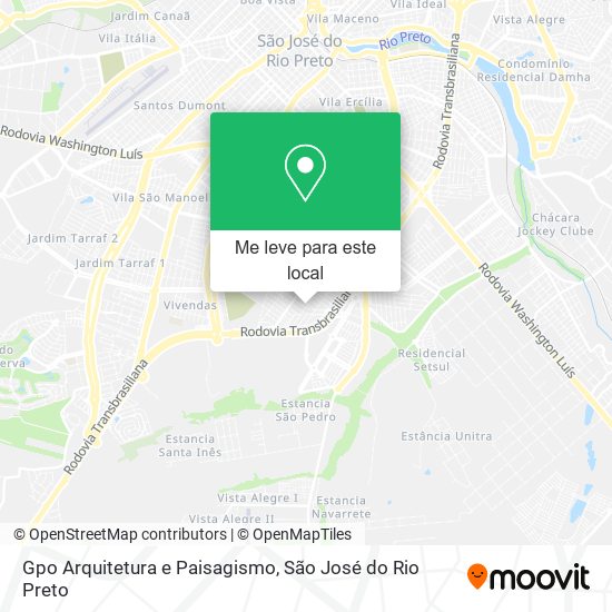 Gpo Arquitetura e Paisagismo mapa
