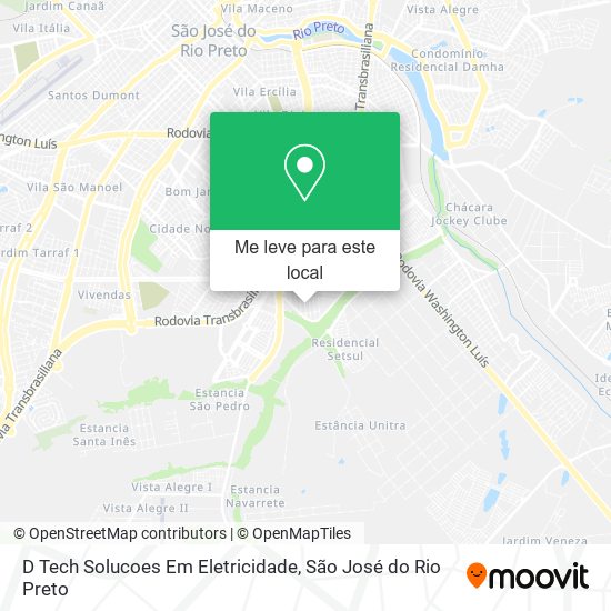 D Tech Solucoes Em Eletricidade mapa