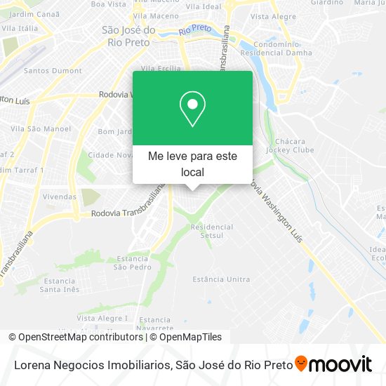 Lorena Negocios Imobiliarios mapa