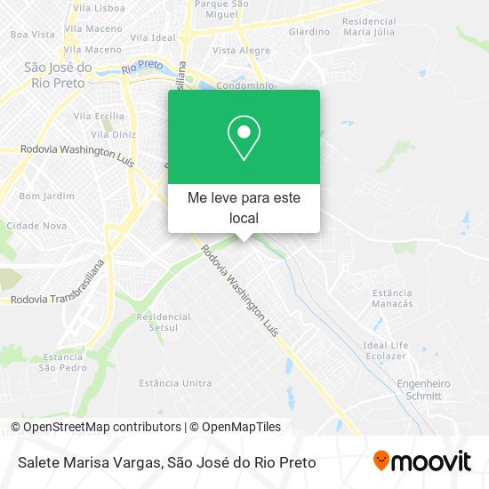 Salete Marisa Vargas mapa