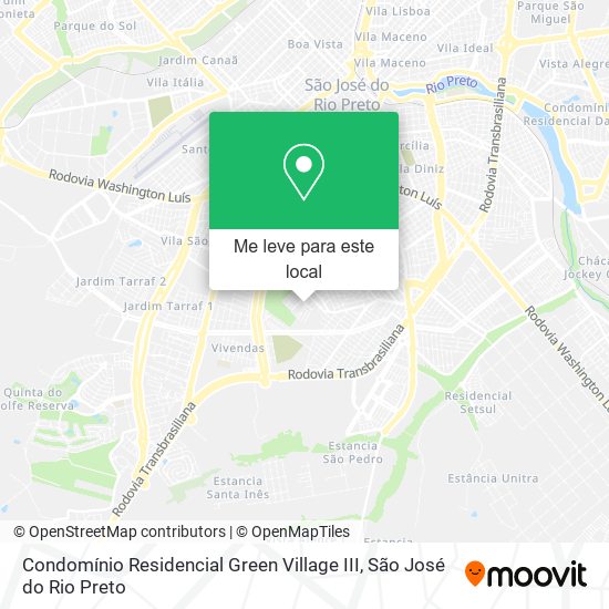 Condomínio Residencial Green Village III mapa