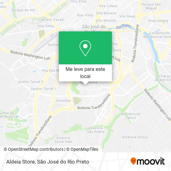 Aldeia Store mapa