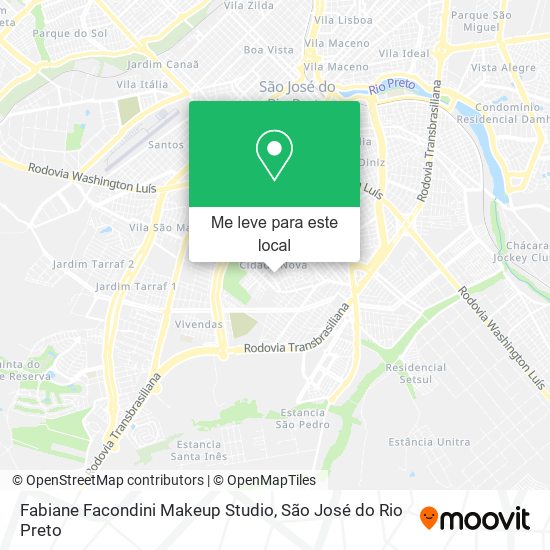 Fabiane Facondini Makeup Studio mapa