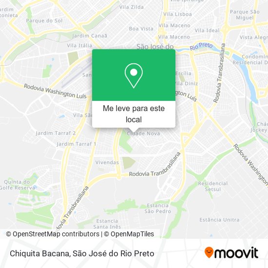 Chiquita Bacana mapa