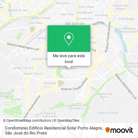 Condominio Edificio Residencial Solar Porto Alegre mapa