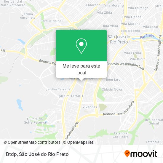 Btdp mapa