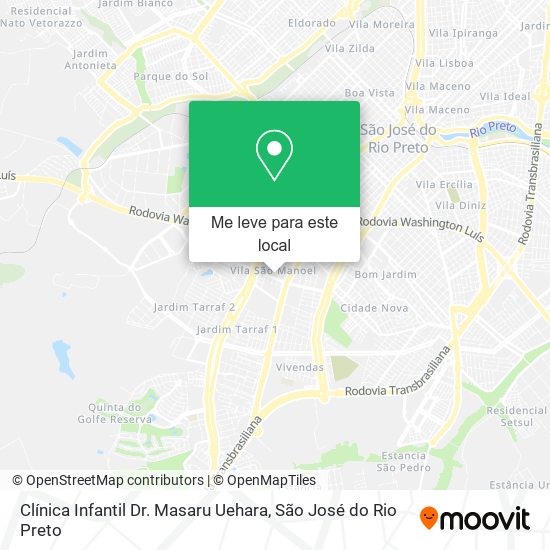 Clínica Infantil Dr. Masaru Uehara mapa