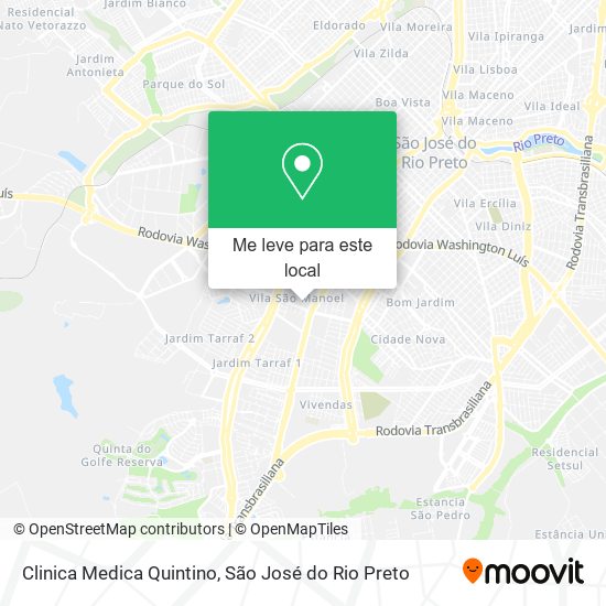 Clinica Medica Quintino mapa