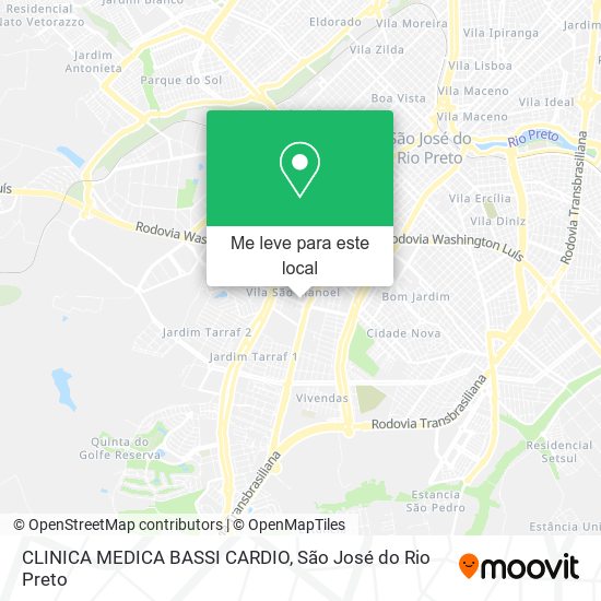 CLINICA MEDICA BASSI CARDIO mapa