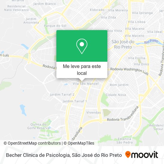 Becher Clinica de Psicologia mapa