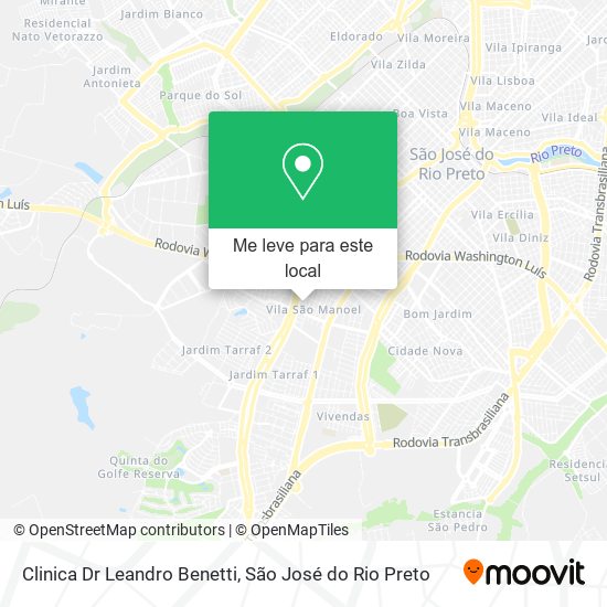 Clinica Dr Leandro Benetti mapa