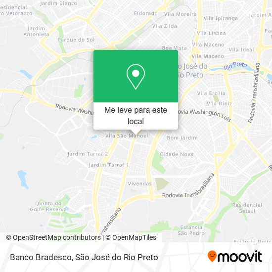 Banco Bradesco mapa