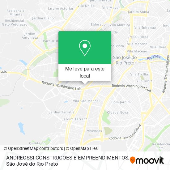 ANDREOSSI CONSTRUCOES E EMPREENDIMENTOS mapa