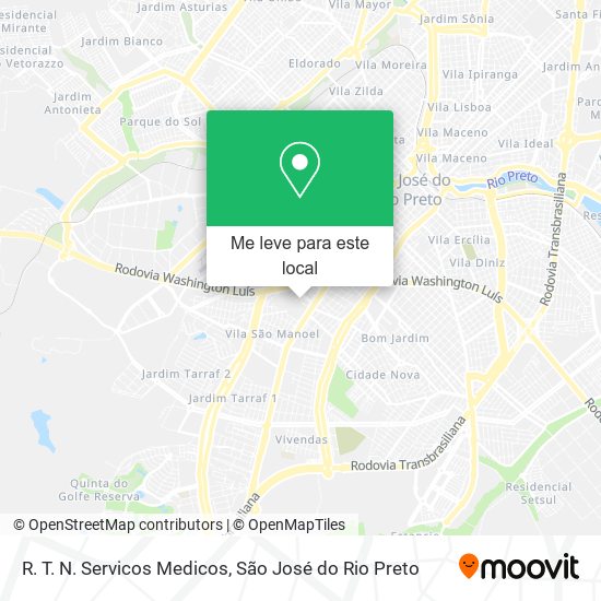 R. T. N. Servicos Medicos mapa