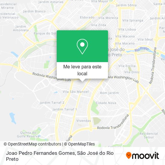 Joao Pedro Fernandes Gomes mapa