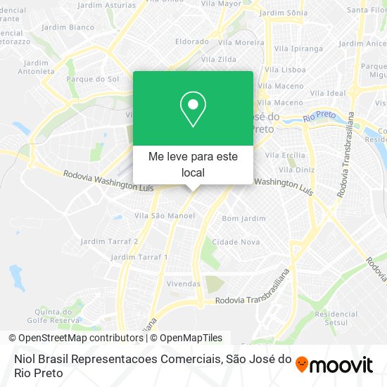 Niol Brasil Representacoes Comerciais mapa