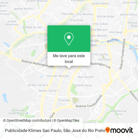 Publicidade Klimes Sao Paulo mapa