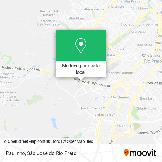 Paulinho mapa