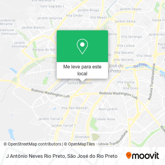 J Antônio Neves Rio Preto mapa