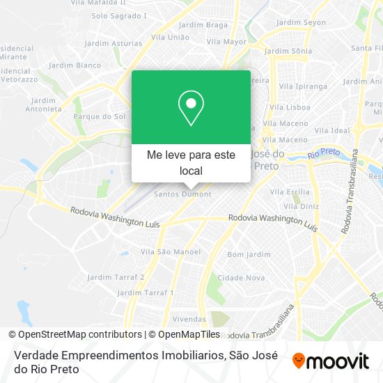 Verdade Empreendimentos Imobiliarios mapa