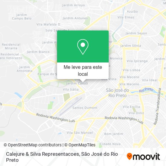 Calejure & Silva Representacoes mapa