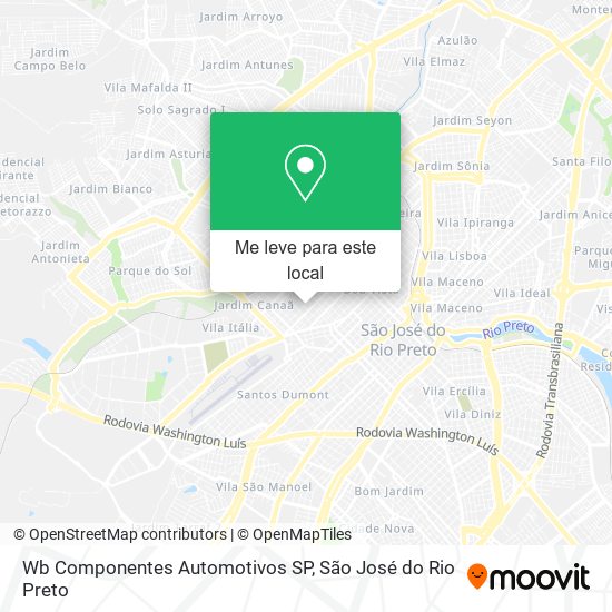 Wb Componentes Automotivos SP mapa