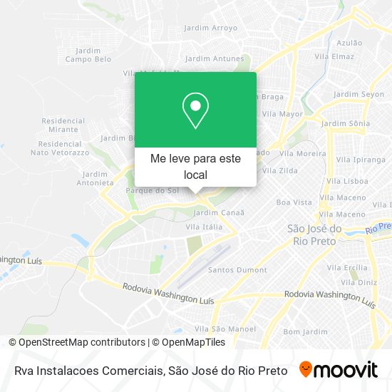 Rva Instalacoes Comerciais mapa