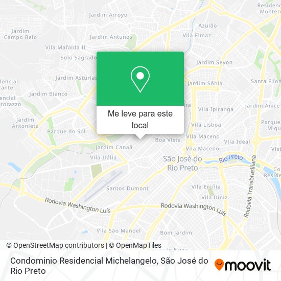 Condominio Residencial Michelangelo mapa