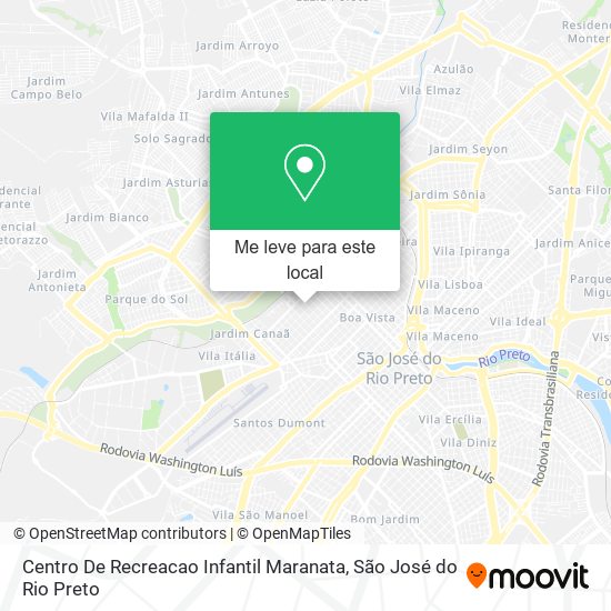 Centro De Recreacao Infantil Maranata mapa