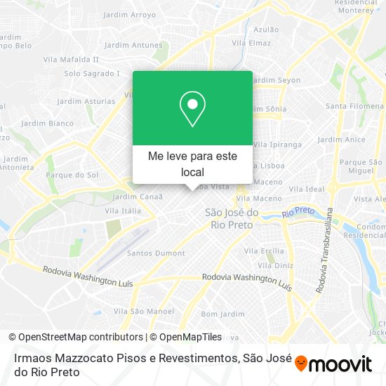 Irmaos Mazzocato Pisos e Revestimentos mapa