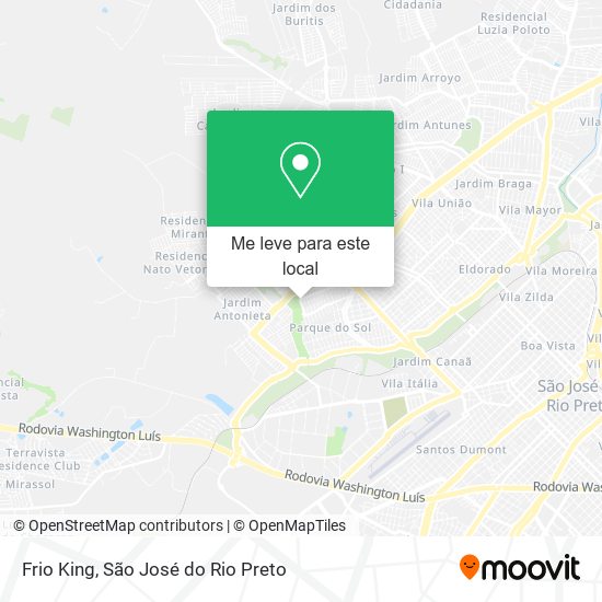 Frio King mapa