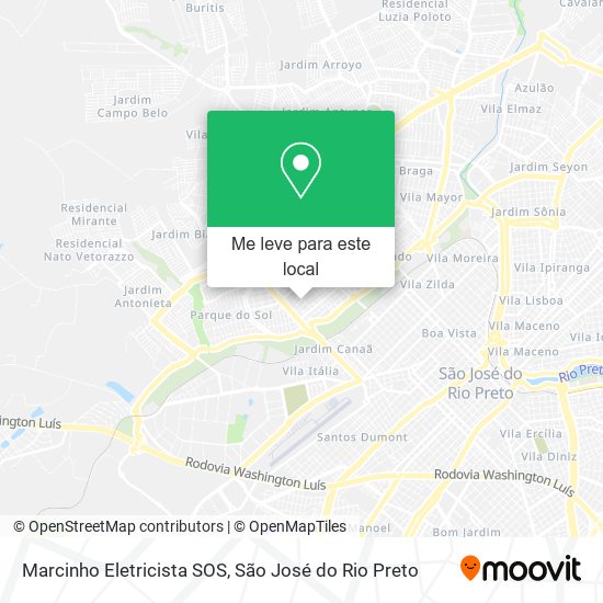 Marcinho Eletricista SOS mapa