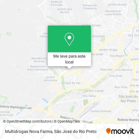 Multidrogas Nova Farma mapa