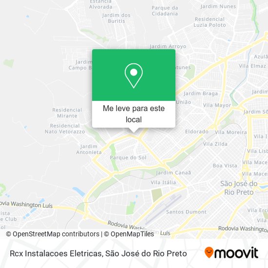 Rcx Instalacoes Eletricas mapa