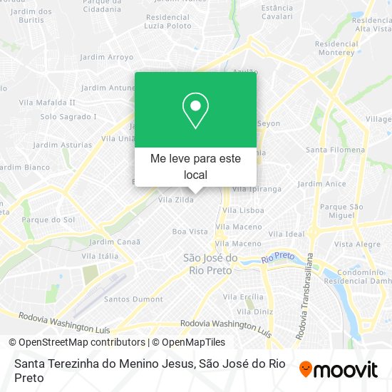Santa Terezinha do Menino Jesus mapa